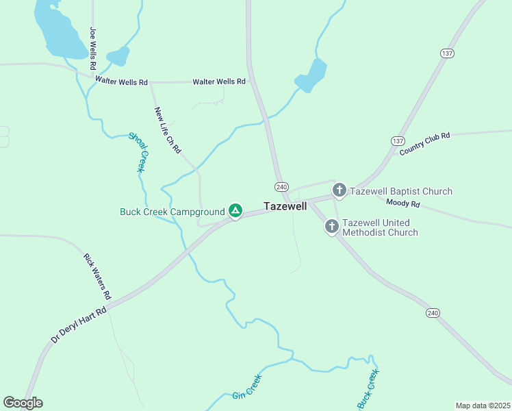 map of restaurants, bars, coffee shops, grocery stores, and more near 3687 Doctor Deryl Hart Road in Buena Vista