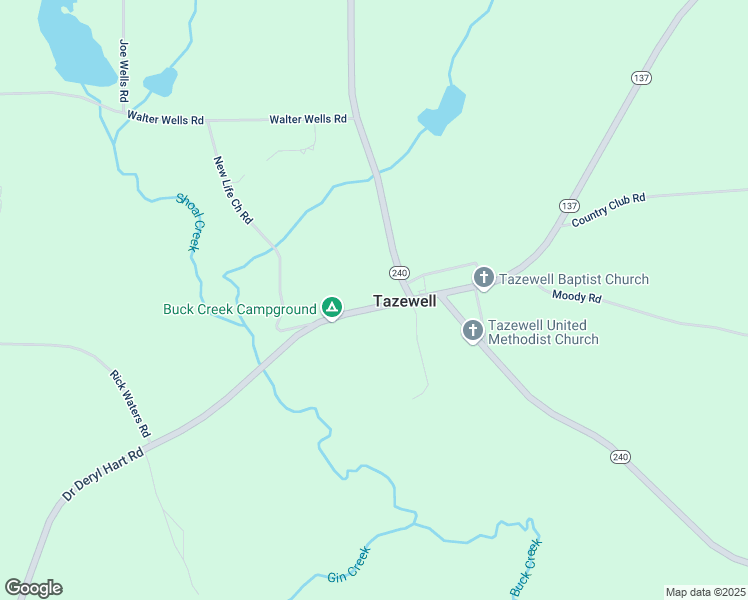 map of restaurants, bars, coffee shops, grocery stores, and more near 3687 Doctor Deryl Hart Road in Buena Vista