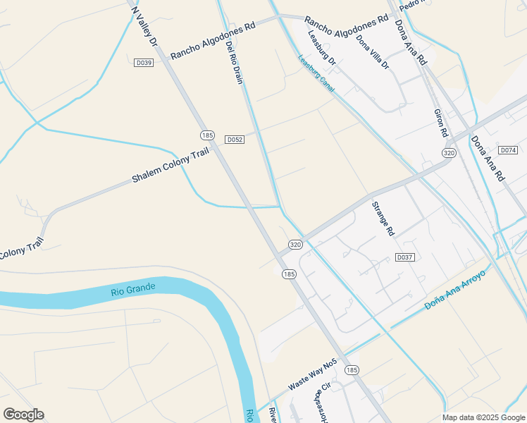 map of restaurants, bars, coffee shops, grocery stores, and more near 5670 North Valley Drive in Las Cruces
