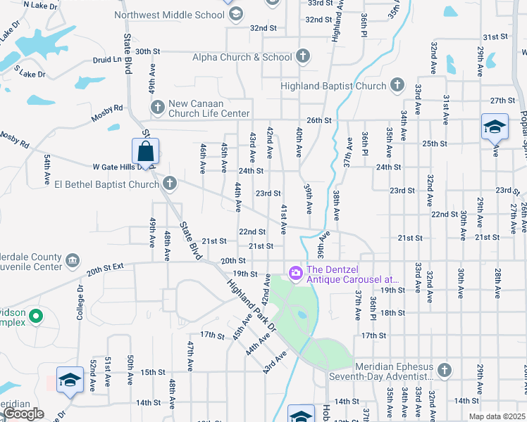 map of restaurants, bars, coffee shops, grocery stores, and more near 4200 Royal Road in Meridian