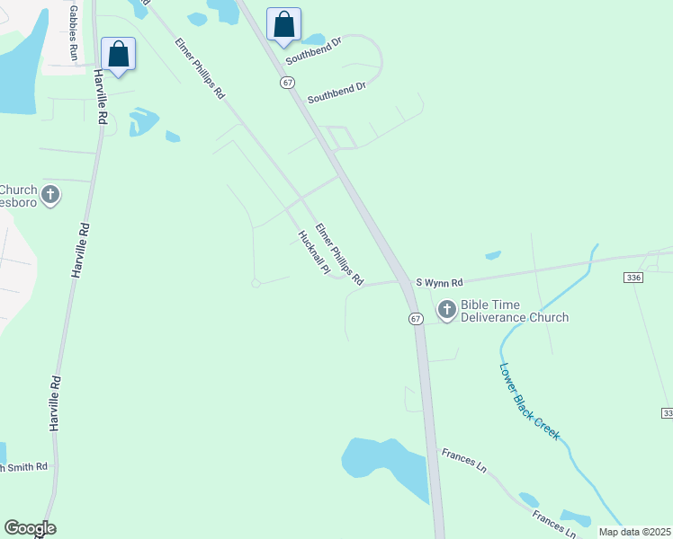 map of restaurants, bars, coffee shops, grocery stores, and more near 1600 Hucknall Place in Statesboro