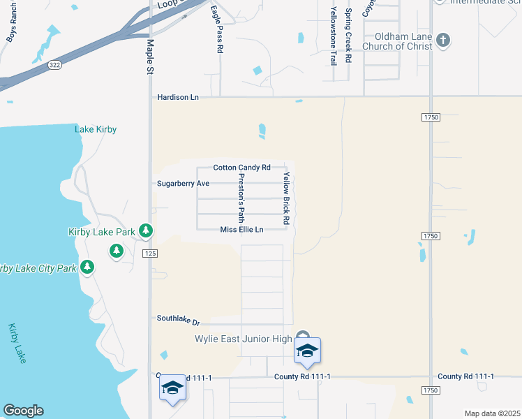 map of restaurants, bars, coffee shops, grocery stores, and more near 342 Lollipop Trail in Abilene