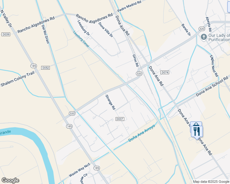 map of restaurants, bars, coffee shops, grocery stores, and more near 1000-1098 West Thorpe Road in Las Cruces