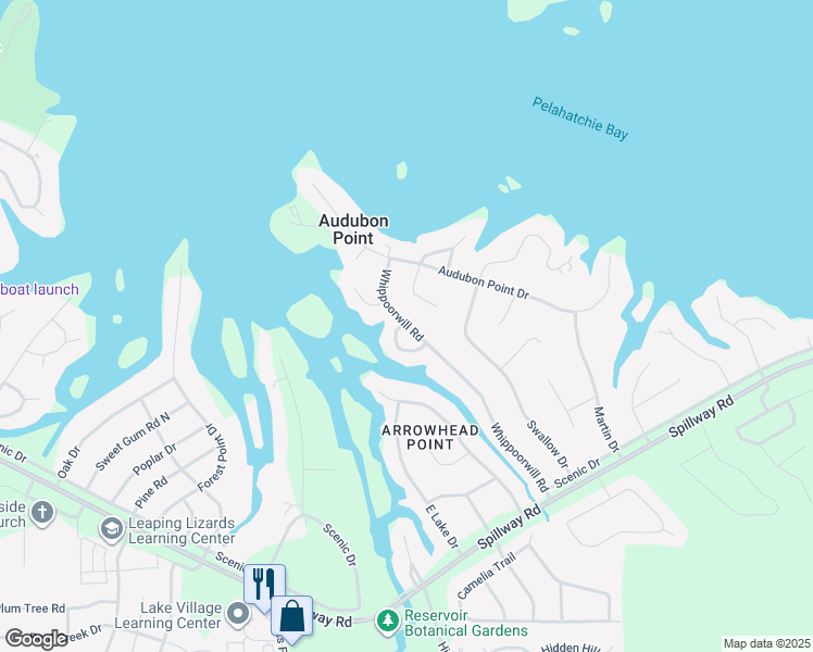 map of restaurants, bars, coffee shops, grocery stores, and more near 100 Cardinal Circle in Brandon