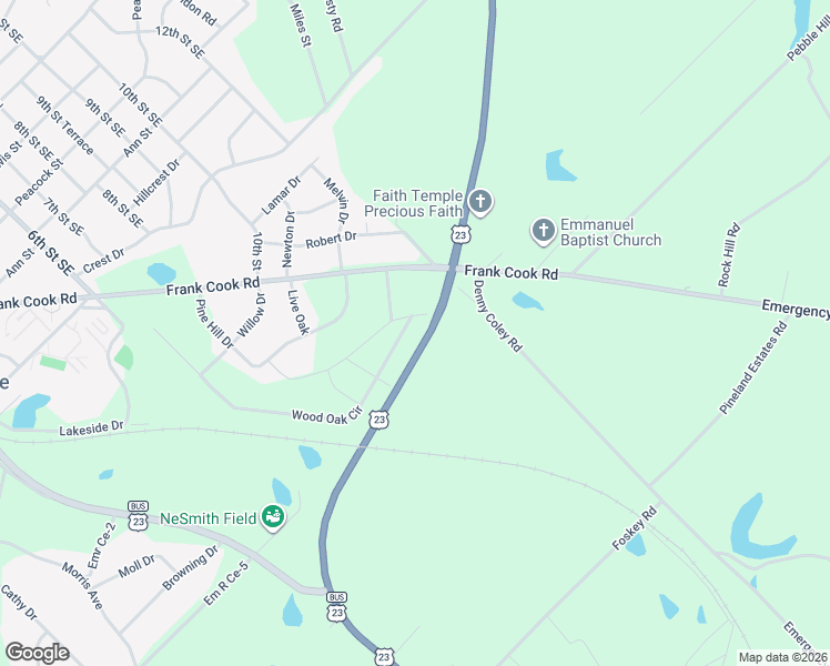 map of restaurants, bars, coffee shops, grocery stores, and more near in Cochran