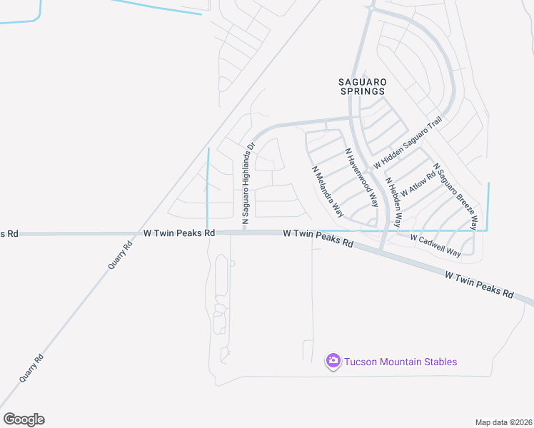 map of restaurants, bars, coffee shops, grocery stores, and more near 9146 Old Agave Trail in Marana