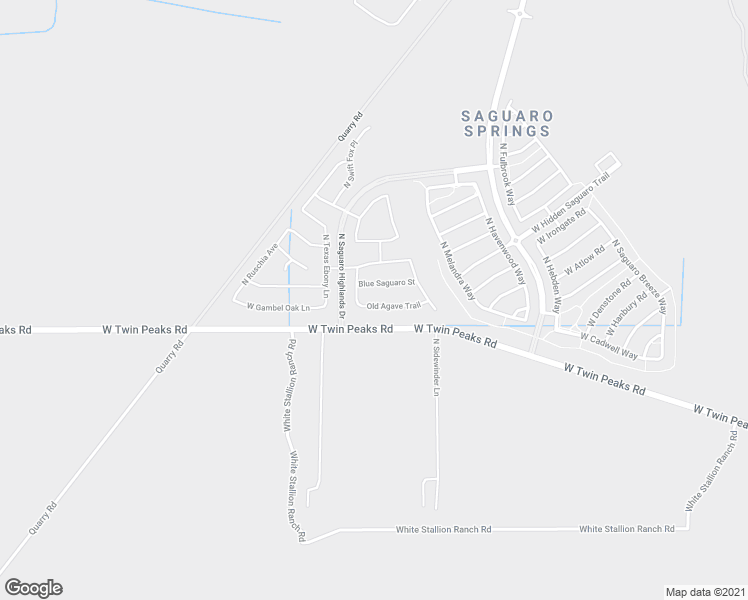 map of restaurants, bars, coffee shops, grocery stores, and more near 9146 Old Agave Trail in Marana