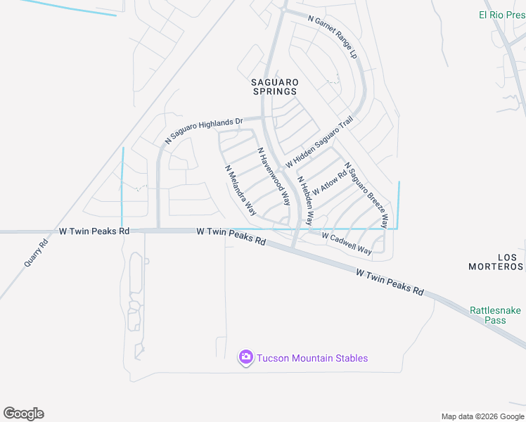 map of restaurants, bars, coffee shops, grocery stores, and more near 8978 West Cloudwood Drive in Marana