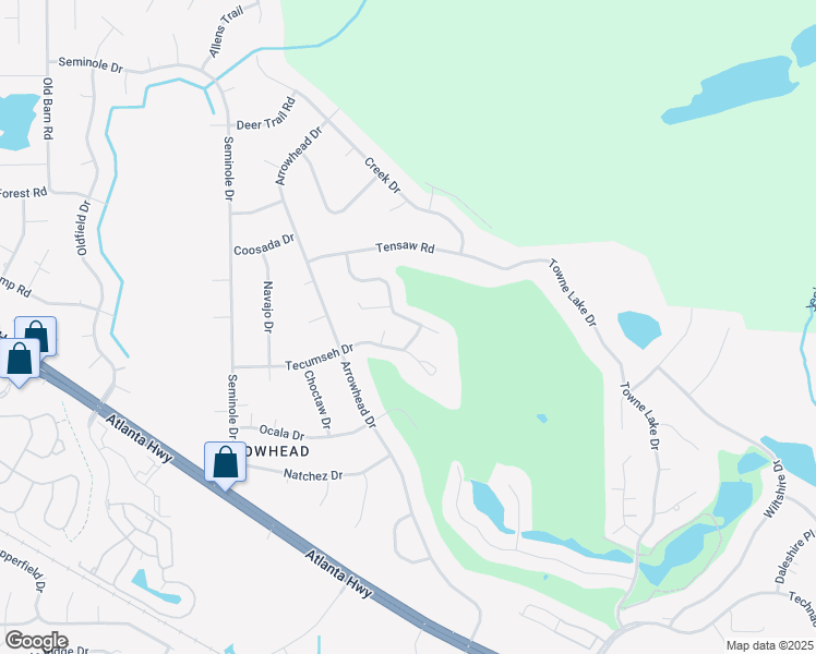 map of restaurants, bars, coffee shops, grocery stores, and more near 425 Hillabee Drive in Montgomery