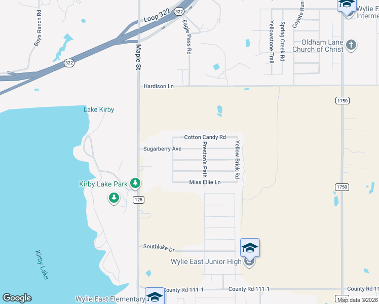 map of restaurants, bars, coffee shops, grocery stores, and more near 233 Sugar Berry Avenue in Abilene