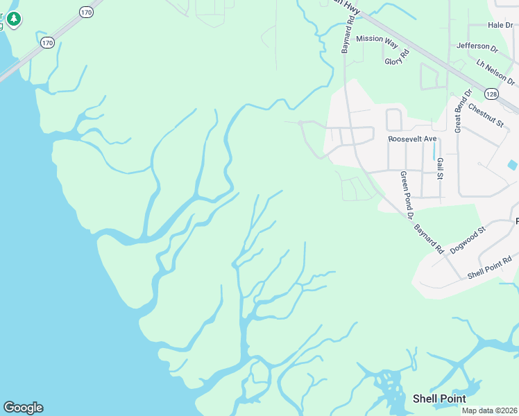 map of restaurants, bars, coffee shops, grocery stores, and more near in Beaufort