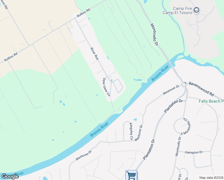 map of restaurants, bars, coffee shops, grocery stores, and more near 8105 Fawn Circle in Granbury