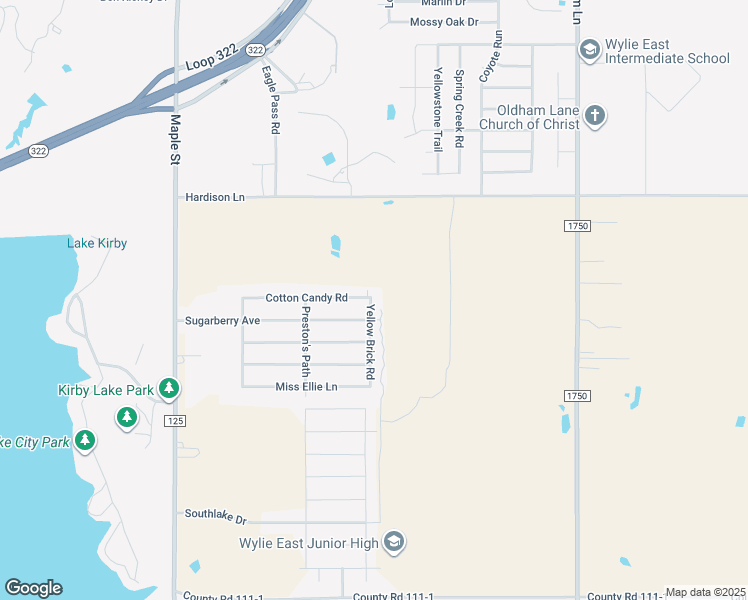 map of restaurants, bars, coffee shops, grocery stores, and more near 5417 Yellow Brick Road in Abilene