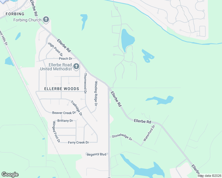 map of restaurants, bars, coffee shops, grocery stores, and more near 9610 Norris Ferry Road in Shreveport