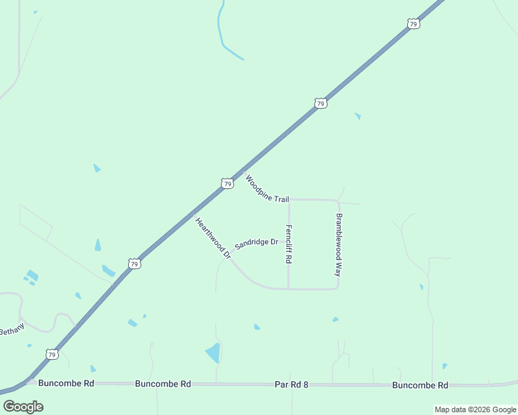 map of restaurants, bars, coffee shops, grocery stores, and more near 10859 Woodpine Trail in Bethany