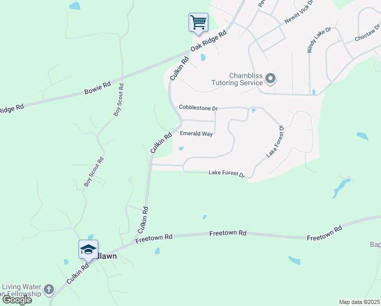 map of restaurants, bars, coffee shops, grocery stores, and more near 731 Lake Forest Drive in Vicksburg