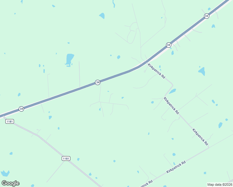 map of restaurants, bars, coffee shops, grocery stores, and more near 132 Fletcher Ln in Ennis