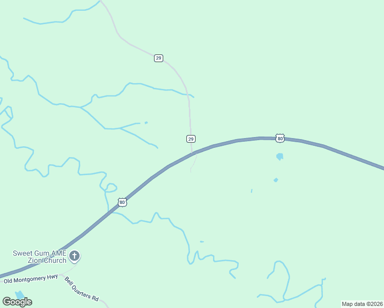 map of restaurants, bars, coffee shops, grocery stores, and more near 1500 County Road 29 in Tuskegee