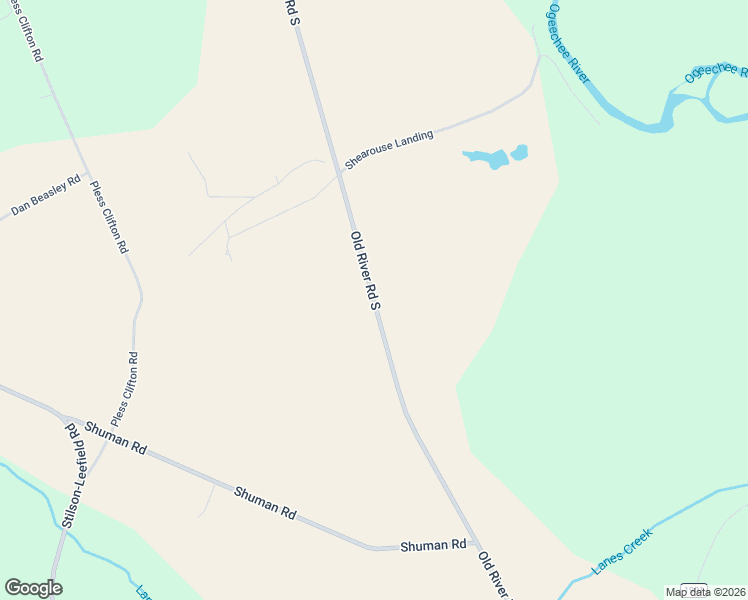 map of restaurants, bars, coffee shops, grocery stores, and more near 6940 Old River Road South in Brooklet