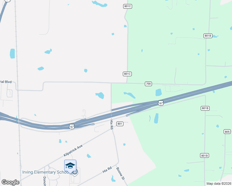 map of restaurants, bars, coffee shops, grocery stores, and more near 1032 Hix Rd in Cleburne
