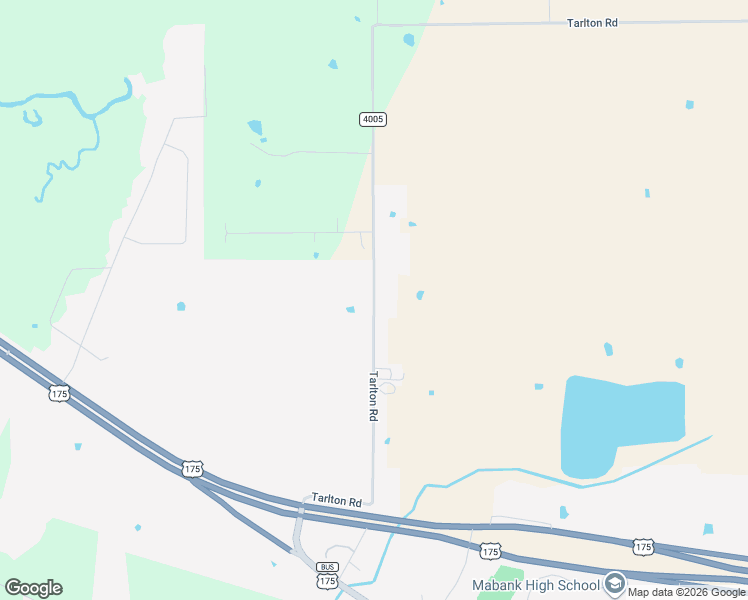 map of restaurants, bars, coffee shops, grocery stores, and more near County Road 4005 in Mabank