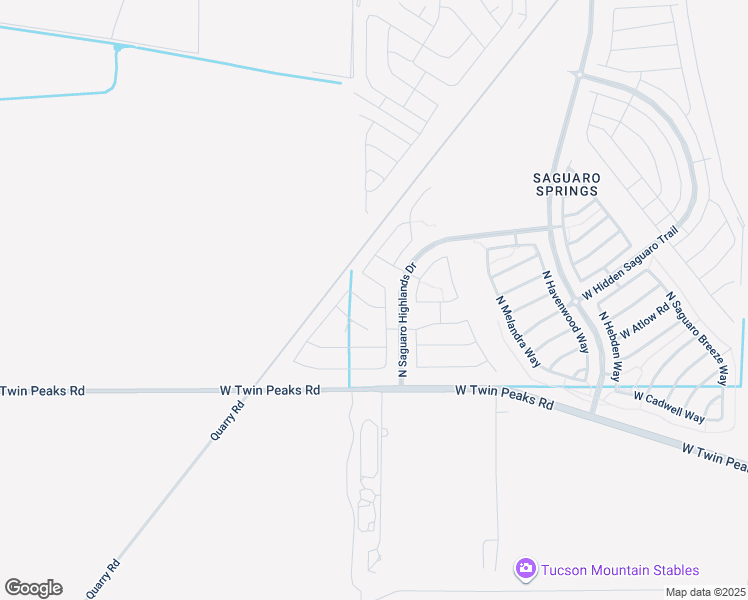 map of restaurants, bars, coffee shops, grocery stores, and more near 9384 West Buckley Yucca Drive in Tucson