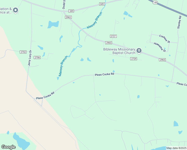map of restaurants, bars, coffee shops, grocery stores, and more near 293 Pleas Cocke Road in Longview