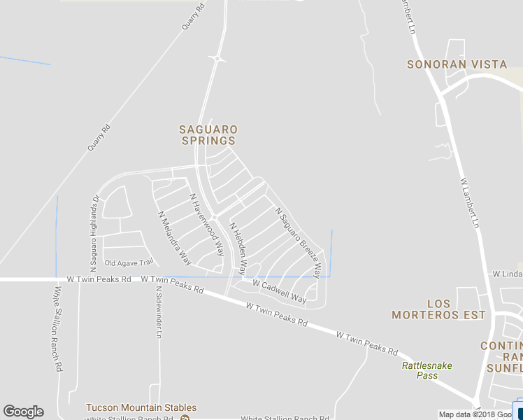 map of restaurants, bars, coffee shops, grocery stores, and more near 8808 West Moon Spring Road in Marana