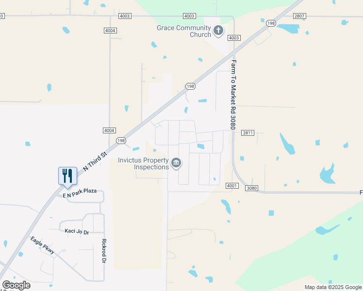 map of restaurants, bars, coffee shops, grocery stores, and more near in Mabank