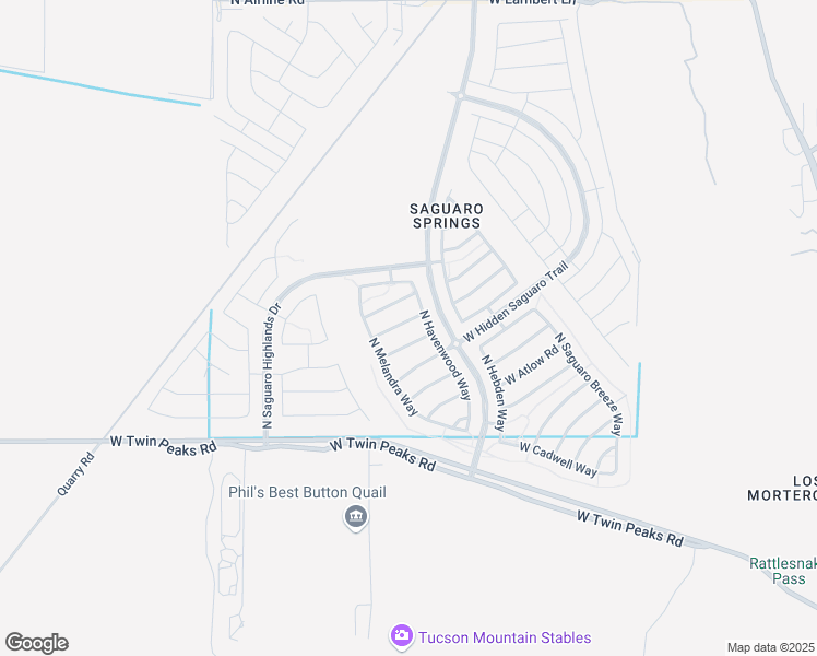 map of restaurants, bars, coffee shops, grocery stores, and more near 9027 West Grayling Drive in Marana