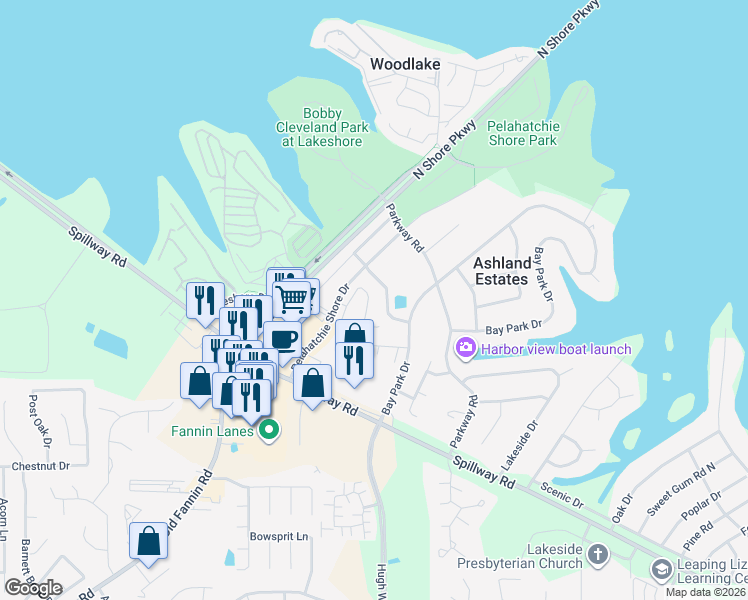 map of restaurants, bars, coffee shops, grocery stores, and more near 29 Ashland Avenue in Brandon