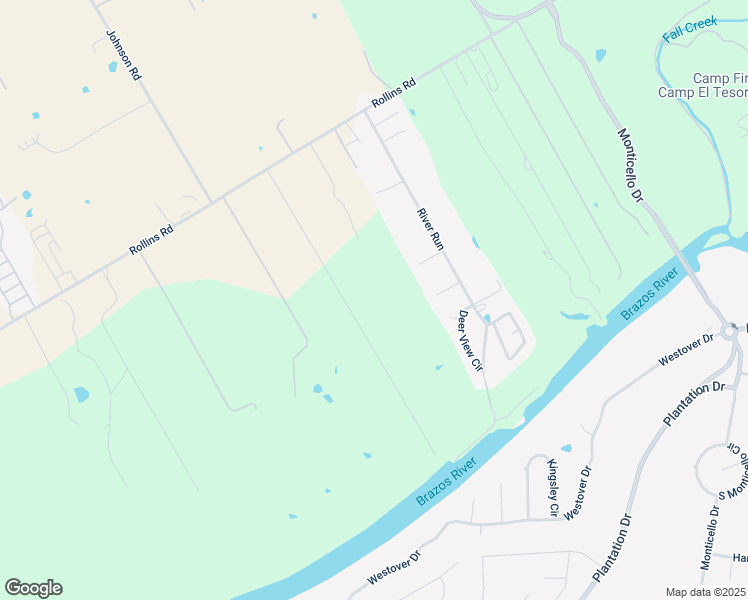 map of restaurants, bars, coffee shops, grocery stores, and more near 6405 Rollins Road in Granbury