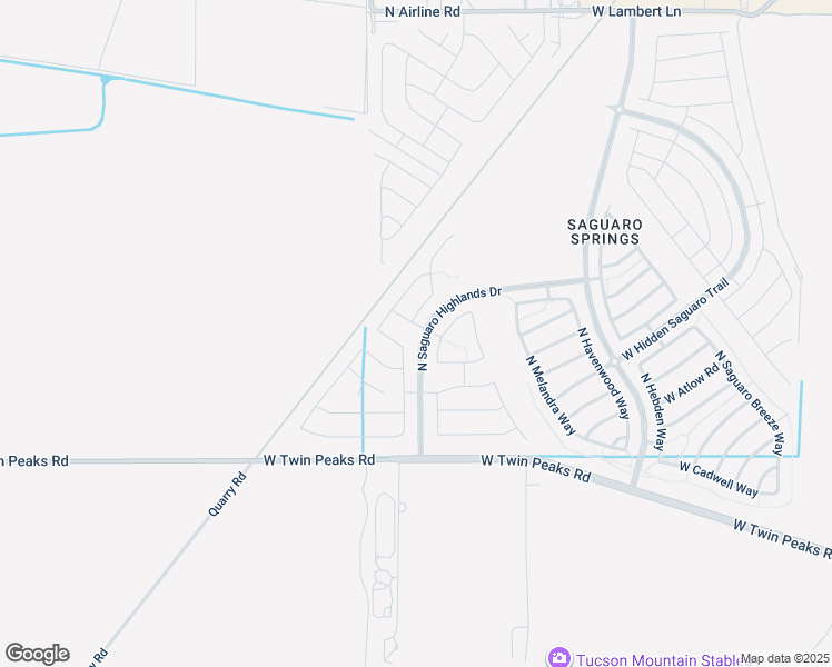 map of restaurants, bars, coffee shops, grocery stores, and more near 9311 West Wild Spring Drive in Marana