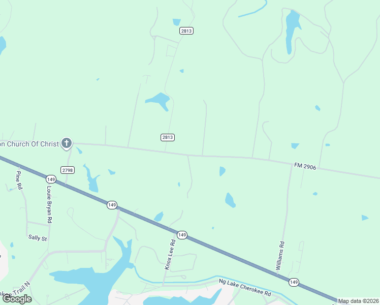 map of restaurants, bars, coffee shops, grocery stores, and more near 2005 FM 2906 in Longview