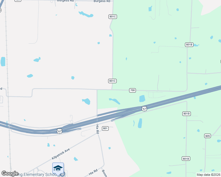 map of restaurants, bars, coffee shops, grocery stores, and more near 900 County Road 700 in Cleburne