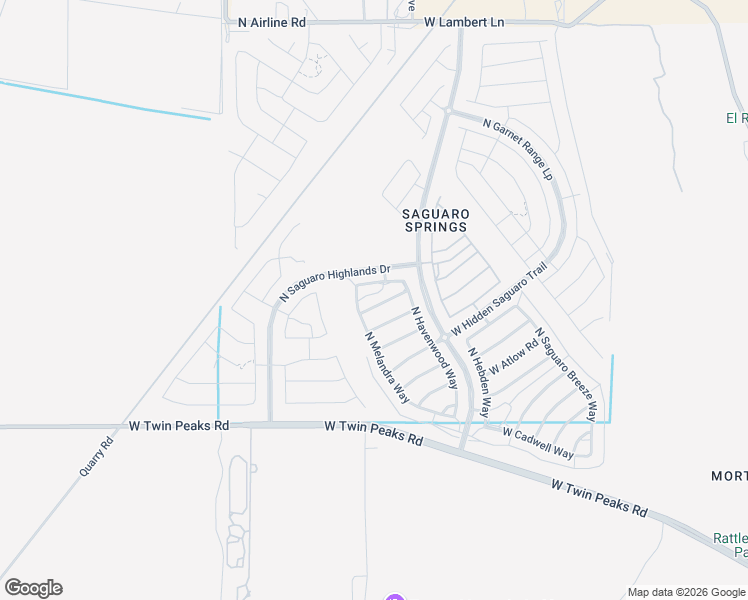 map of restaurants, bars, coffee shops, grocery stores, and more near 9072 West Birchover Drive in Marana