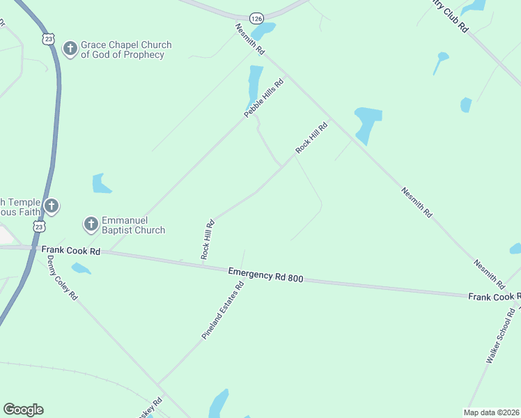 map of restaurants, bars, coffee shops, grocery stores, and more near 172 Rock Hill Road in Cochran