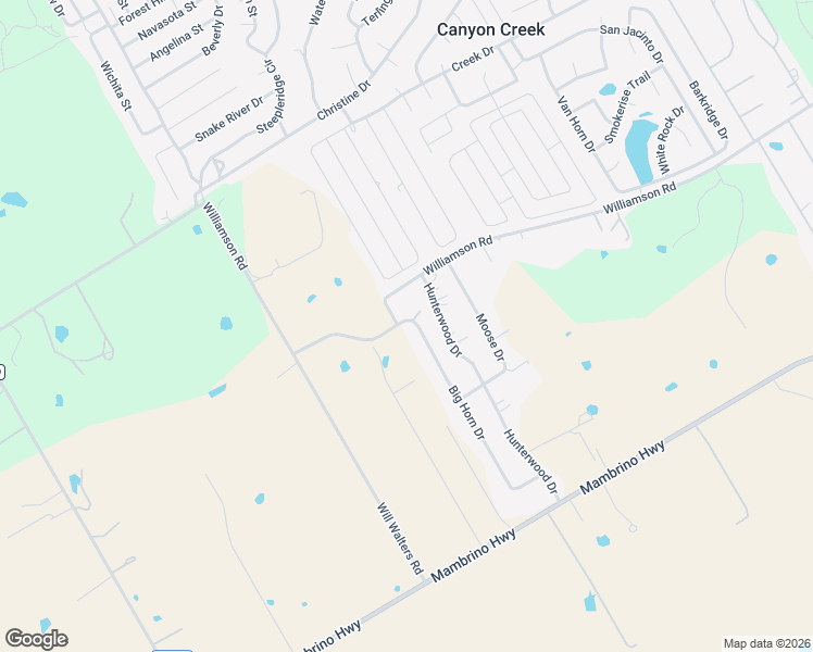 map of restaurants, bars, coffee shops, grocery stores, and more near 5902 Big Horn Drive in Granbury