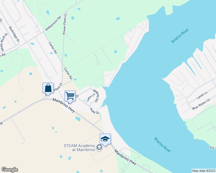 map of restaurants, bars, coffee shops, grocery stores, and more near 6404 Carol Court in Granbury