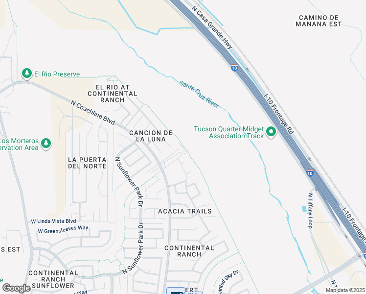 map of restaurants, bars, coffee shops, grocery stores, and more near in Marana