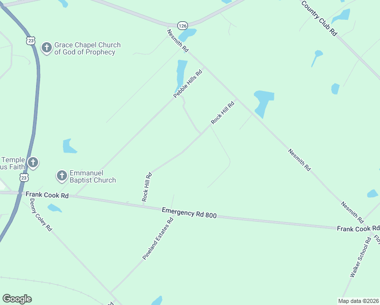 map of restaurants, bars, coffee shops, grocery stores, and more near 172 Rock Hill Road in Cochran