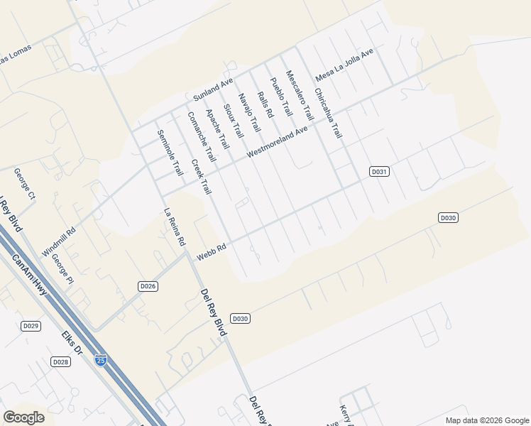 map of restaurants, bars, coffee shops, grocery stores, and more near 1785 Webb Road in Las Cruces