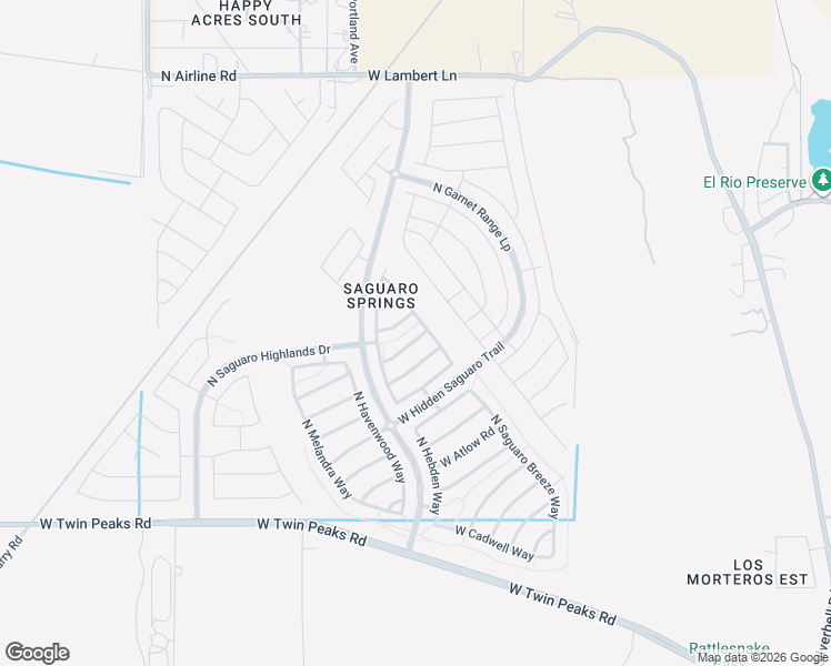 map of restaurants, bars, coffee shops, grocery stores, and more near 8844 West Blakebrook Road in Tucson