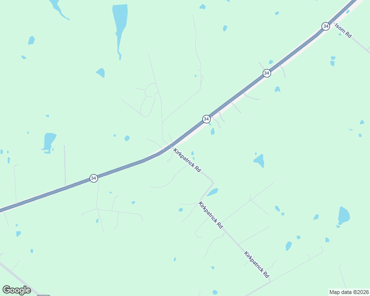 map of restaurants, bars, coffee shops, grocery stores, and more near 5714 Texas 34 in Ennis