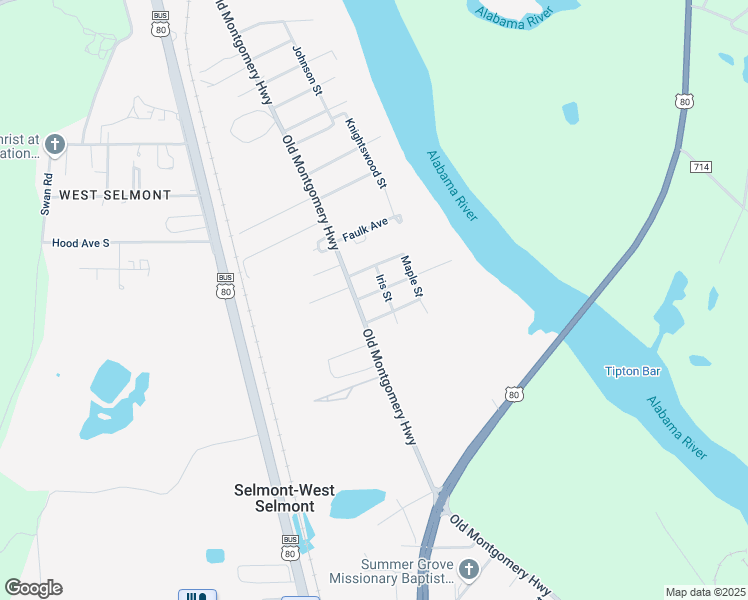 map of restaurants, bars, coffee shops, grocery stores, and more near 202 Shepherd Avenue in Selma