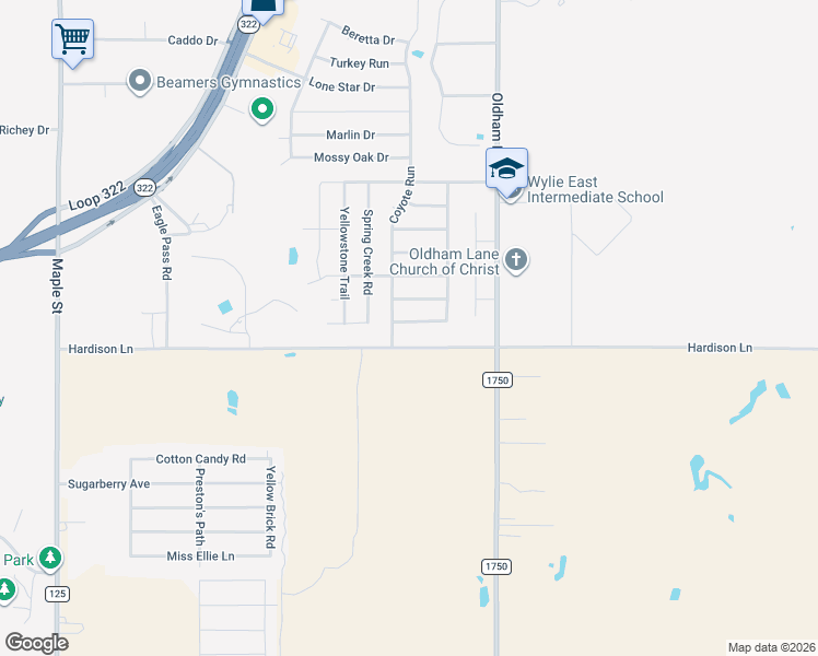 map of restaurants, bars, coffee shops, grocery stores, and more near 817 Great Waters Drive in Abilene