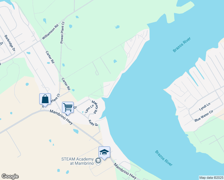 map of restaurants, bars, coffee shops, grocery stores, and more near 6510 Carol Court in Granbury