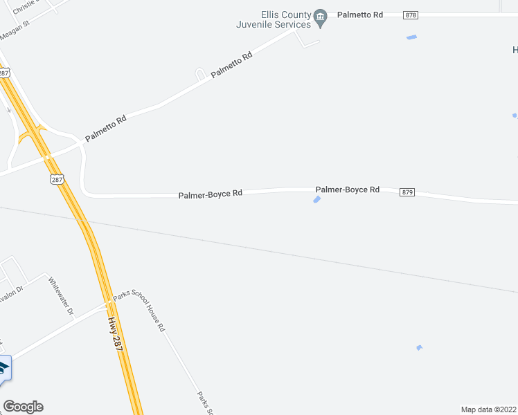 map of restaurants, bars, coffee shops, grocery stores, and more near 431 Farm to Market 879 in Waxahachie