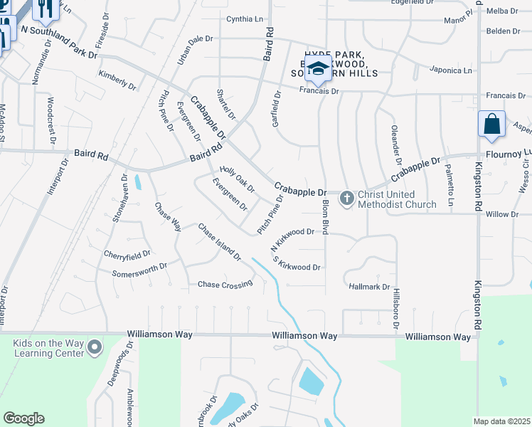 map of restaurants, bars, coffee shops, grocery stores, and more near 9520 Pitch Pine Dr in Shreveport