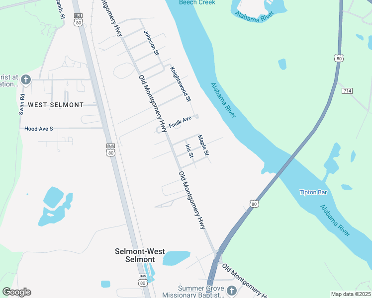 map of restaurants, bars, coffee shops, grocery stores, and more near 202 Shepherd Avenue in Selma
